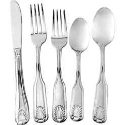 Winco Fanfare Dessert Spoon Heavy Weight Chrome Package Of 12 -Rubbermaid Shop 572530 Group V Lg 1
