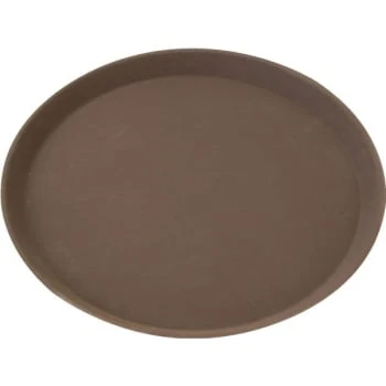 Thunder Group 22 X 27" Brown Rubber Lined Oval Tray 1 Thunder Group 22 X 27" Brown Rubber Lined Oval Tray