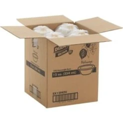 Dixie 12 Oz. Pathways Heavyweight Paper Bowl (1000-Case) -Rubbermaid Shop 744063 4 V Lg