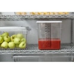 Rubbermaid 18 Qt Polycarbonate Square Food Storage Container W/ Liter (6-Pack) -Rubbermaid Shop 745933 w DetailedProductView5 Lg