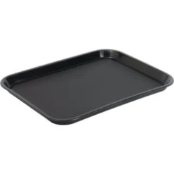 Hapco 10.5 X 13.75" Rectangular Tray With Round Corners Black Package Of 36