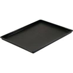 Hapco 10 X 12.5" Rectangular Tray With Square Corners Black Package Of 36