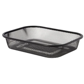 GENERIC Square Wire Coffee Basket, Black, Case Of 12 1 GENERIC Square Wire Coffee Basket, Black, Case Of 12