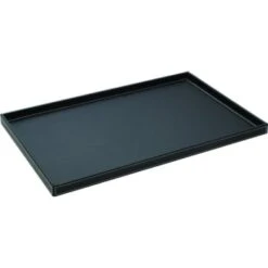 GENERIC Coffee Service Tray Black Leatherette