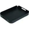 GENERIC Coffee Service Tray, 11W X 14"L, Acrylic Black, Package Of 6