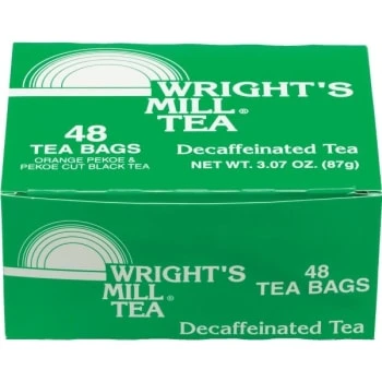 Diplomat Coffee Wright's Mill Decaffeinated Tea Bags, Case Of 576 2 Diplomat Coffee Wright's Mill Decaffeinated Tea Bags, Case Of 576 - Image 2